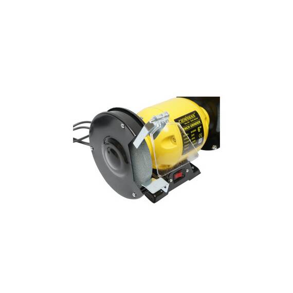 Polizor de banc 250W, 220V disc abraziv 150x16x12.7mm, viteza rotatie 2950rpm Crownman Cod: DISPT58 - 4- Roveli