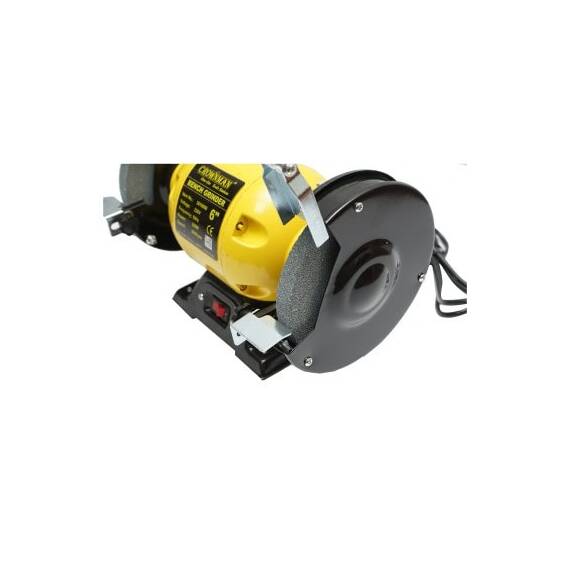 Polizor de banc 250W, 220V disc abraziv 150x16x12.7mm, viteza rotatie 2950rpm Crownman Cod: DISPT58 - 6- Roveli