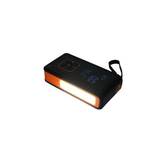Robot pornire si compresor aer smart 80W 150 PSI, afisaj digital LED, baterie litiu 8000 mAh, baterie externa, lanterna LED, port USB/USB-C, accesorii incluse Cod: BK79824 - 8- Roveli