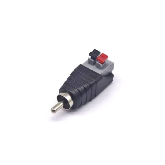 Mufa RCA  mama / tata  cu terminal push - 3- Roveli