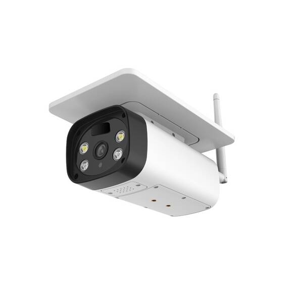 Camera de supraveghere IP cu incarcare solara WiFi, Culoare (tm): alb/negru - 3- Roveli