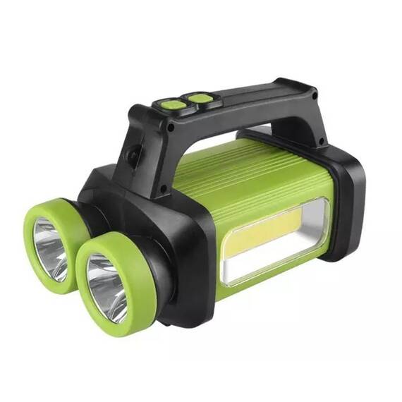 Lanterna super luminoasa cu capete duble reincarcabila : Culoare - albastru, Culoare (tm): verde - 3- Roveli