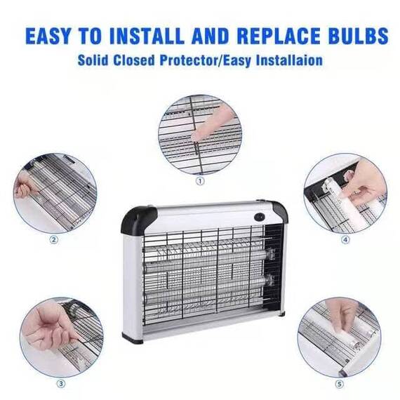 Aparat anti tantari, anti insecte zburatoare pentru interior sau exterior 30w - 6- Roveli