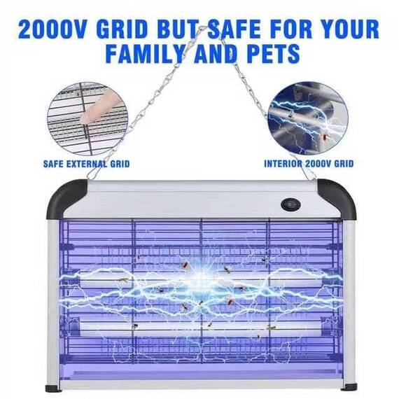 Aparat anti tantari, anti insecte zburatoare pentru interior sau exterior 30w - 7- Roveli