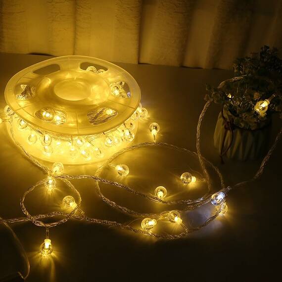 Instalatie pentru craciun liniara, 130 leduri, 22m : Tip lumina - Calda, Tip lumina (tm): Calda - 2- Roveli