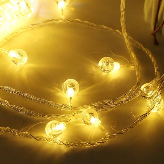 Instalatie pentru craciun liniara, 130 leduri, 22m : Tip lumina - Calda, Tip lumina (tm): Calda - 3- Roveli