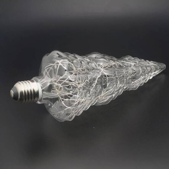 Bec LED in forma de brad de craciun : Tip lumina - Calda, Tip lumina (tm): Calda - 2- Roveli