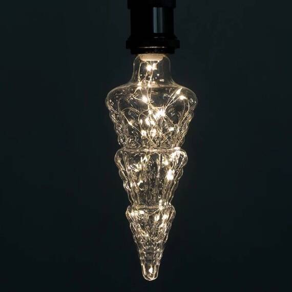 Bec LED in forma de brad de craciun : Tip lumina - Calda, Tip lumina (tm): Calda - 3- Roveli