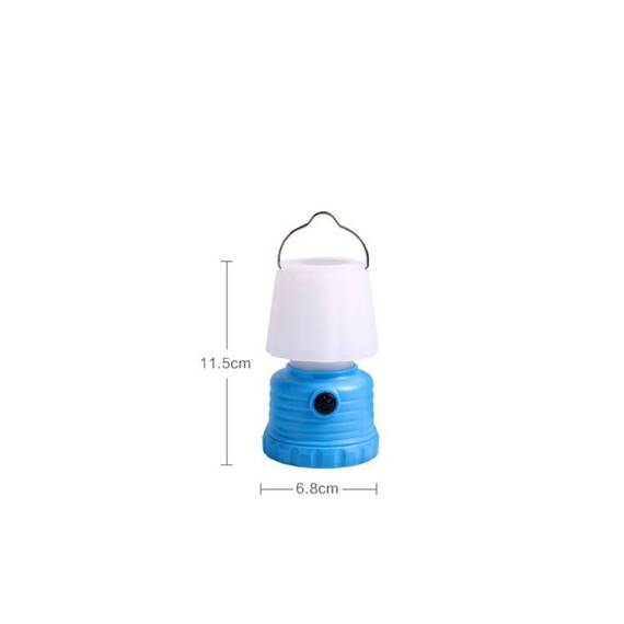 Lampa suspendata cu LED pentru exterior : Culoare - albastru, Culoare (tm): gri - 3- Roveli