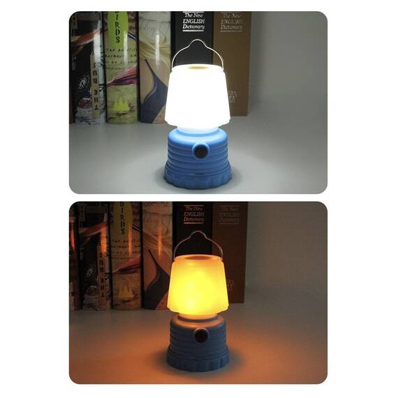 Lampa suspendata cu LED pentru exterior : Culoare - albastru, Culoare (tm): gri - 4- Roveli
