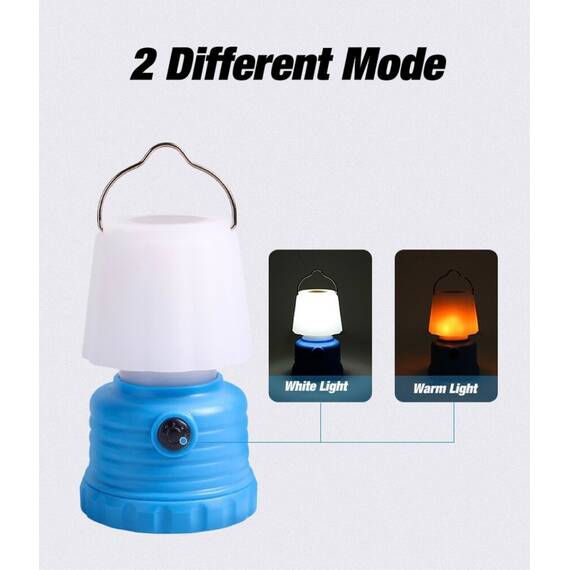Lampa suspendata cu LED pentru exterior : Culoare - albastru, Culoare (tm): gri - 5- Roveli