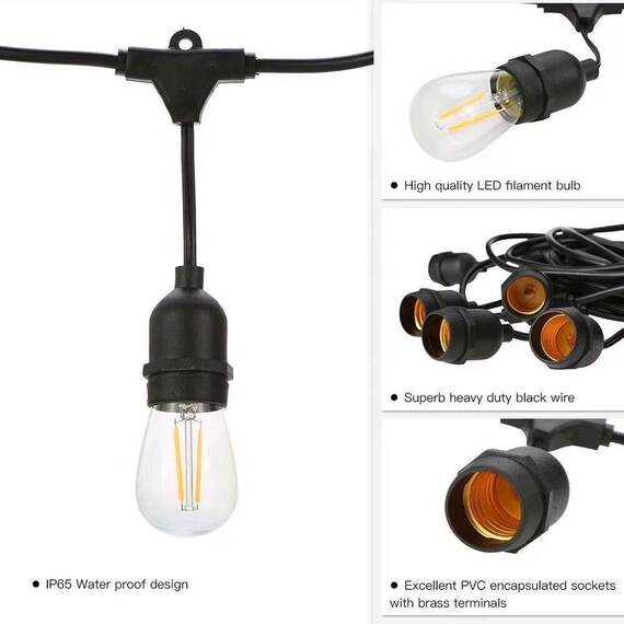 Ghirlanda luminoasa cu pendule, interconectabila : Marime - 10 m / 30 pendule, Marime (tm): 10 m / 10 pendule - 10- Roveli