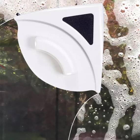 Instrument de curatare a geamurilor magnetic, Culoare (tm): alb/albastru - 7- Roveli