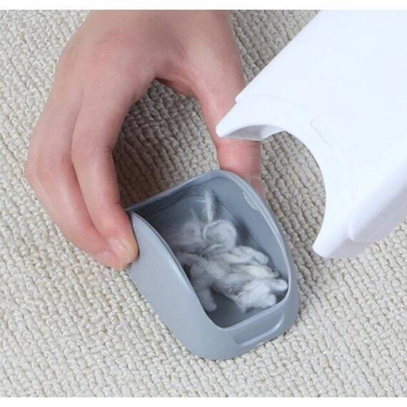 Perie si accesoriu pentru indepartarea parului de animale, Culoare (tm): alb/gri - 8- Roveli