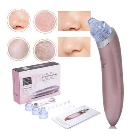 Aparat cu vacuum pentru curatarea tenului : Culoare - alb, Culoare (tm): roz - 5- Roveli