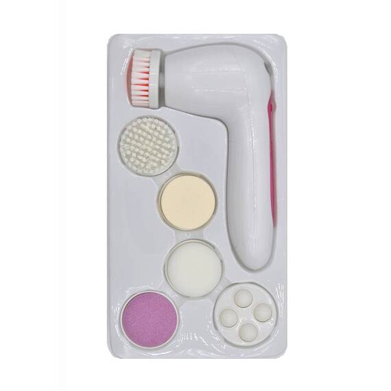 Aparat de masaj si curatare faciala 6 in 1, Culoare (tm): alb/roz - 7- Roveli