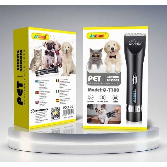 Aparat de tuns animale de companie, Culoare (tm): negru - 2- Roveli