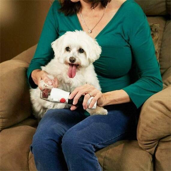 Aparat profesional pentru taierea unghiilor pentru caini și pisici, Culoare (tm): negru/alb - 4- Roveli