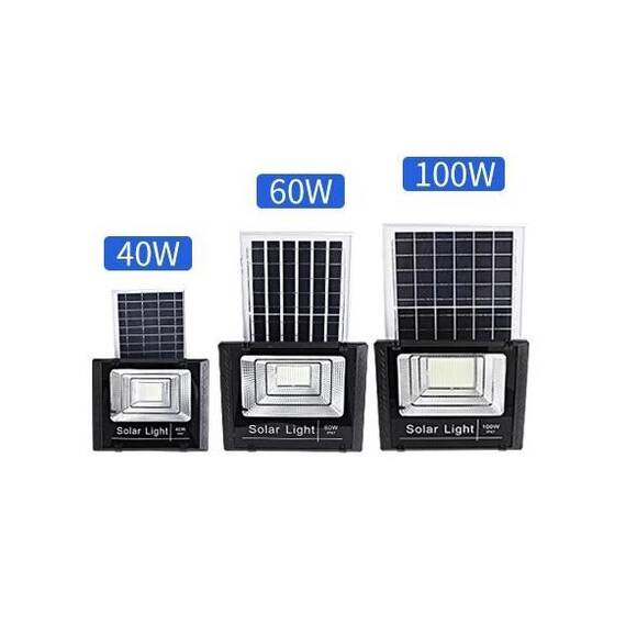 Proiector LED SMD, cu panou solar si telecomanda : Putere - 100 W - 2- Roveli