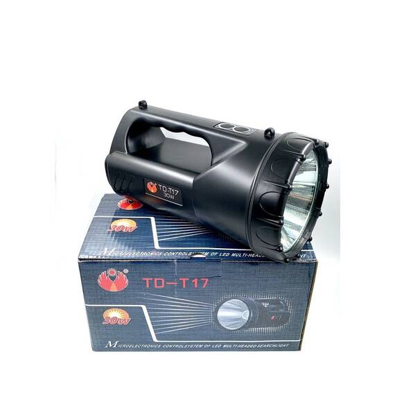Lanterna de mana 30w, 4 moduri iluminare, Culoare (tm): negru - 2- Roveli