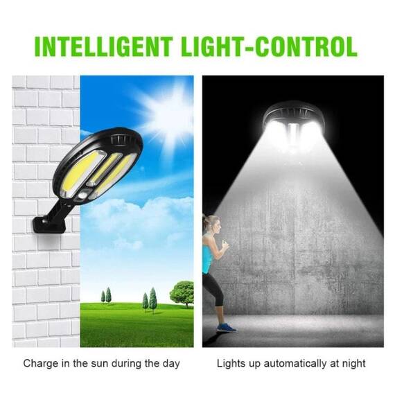 Lampa solara LED COB : Putere - 40W - 4- Roveli
