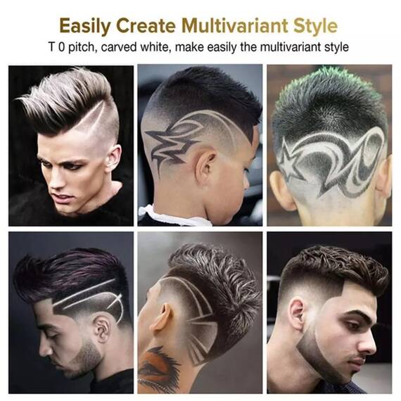 Aparat de tuns profesional cu lame de inox, Culoare (tm): argintiu - 5- Roveli