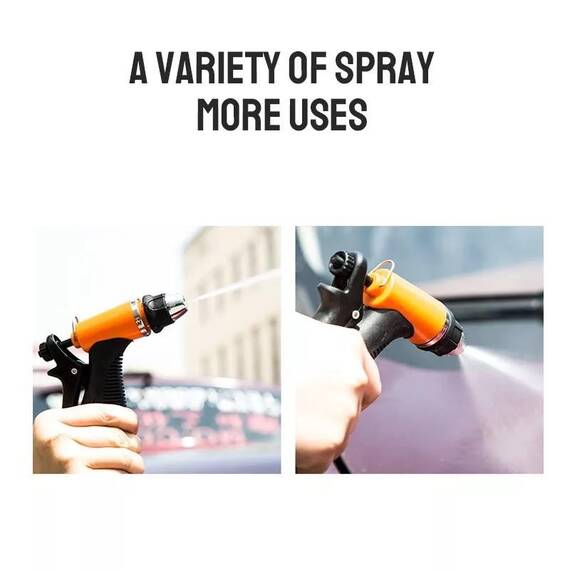 Pistol de pulverizare apa cu duza din alama, Culoare (tm): negru/rosu - 4- Roveli