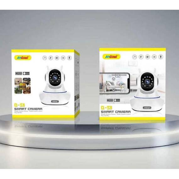 Camera wireless rotativa inteligenta, Culoare (tm): alb - 2- Roveli