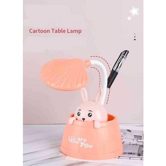 Veioza pentru copii cu iepuras : Culoare - verde, Culoare (tm): roz - 4- Roveli