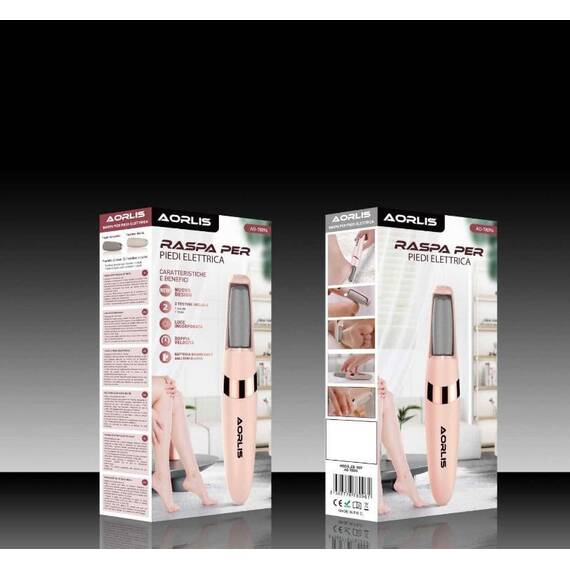 Pila electrica pentru calcaie, Culoare (tm): roz - 3- Roveli