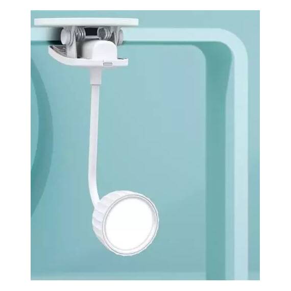 Lampa cu clips pentu citit : Culoare - albastru, Culoare (tm): alb - 3- Roveli