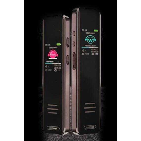 Recorder digital Mini 8GB cu ecran LCD, Culoare (tm): negru - 9- Roveli