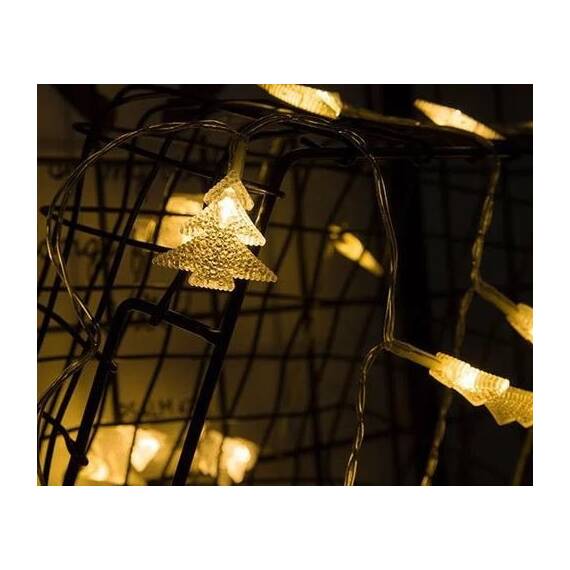 Ghirlanda solara cu bec in forma de braduti lumina calda/rgb : Set - 2 bucati, Tip lumina - Calda - 6- Roveli