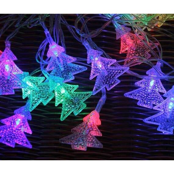 Ghirlanda solara cu bec in forma de braduti lumina calda/rgb : Set - 1 bucata, Tip lumina - RGB-multicolor - 5- Roveli