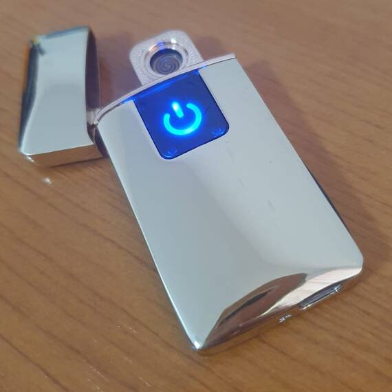 Bricheta electrica USB cu amprenta : Culoare - albastru, Culoare (tm): auriu - 3- Roveli