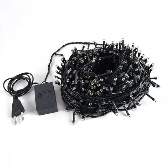 Instalatie luminoasa tip snur cu 100 LED-uri, pentru Craciun, lungime 8 m, lumina mov : Set - 2 bucati, Set (tm): 5 buc - 7- Roveli