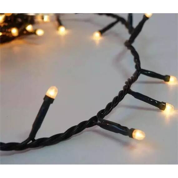 Instalatie luminoasa tip snur cu 100 LED-uri, pentru Craciun, lungime 8 m, lumina calda : Set - 2 bucati, Set (tm): 5 buc - 6- Roveli