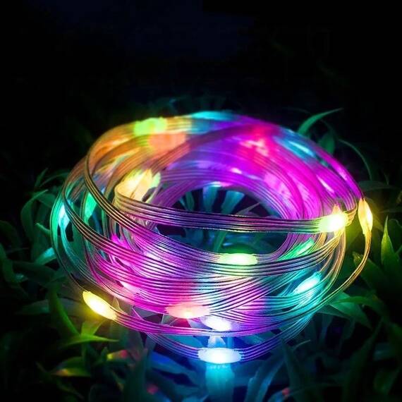 Instalatie pentru Craciun, banda luminoasa, 10M, 100 led-uri, lumina multicolor : Set - 2 bucati, Set (tm): 2 buc - 3- Roveli