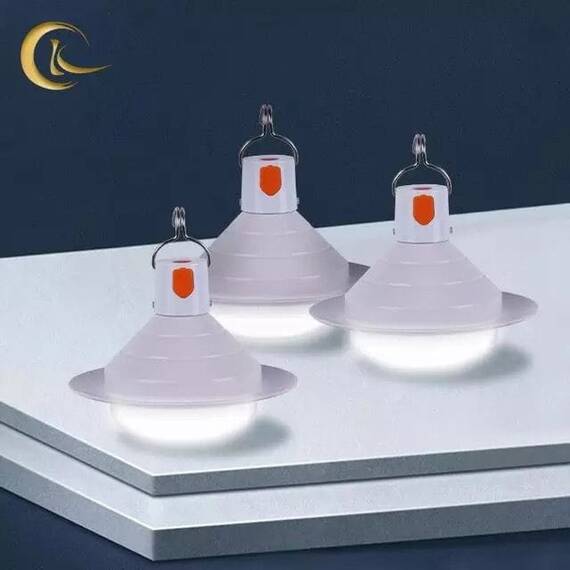 Lampa solara de camping OZN portabila, cu carlig : Culoare - alb, Set - 1 bucata, Culoare (tm): alb, Set (tm): 2 buc - 7- Roveli