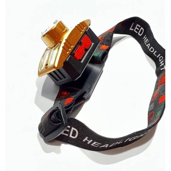 Lanterna de cap led XPE+COB cu incarcare USB : Set - 1 buc, Set (tm): 1 buc - 2- Roveli