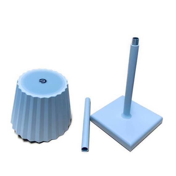 Lampa de masa touch led reincarcabila cu tija telescopica : Culoare - alb, Culoare (tm): alb - 3- Roveli