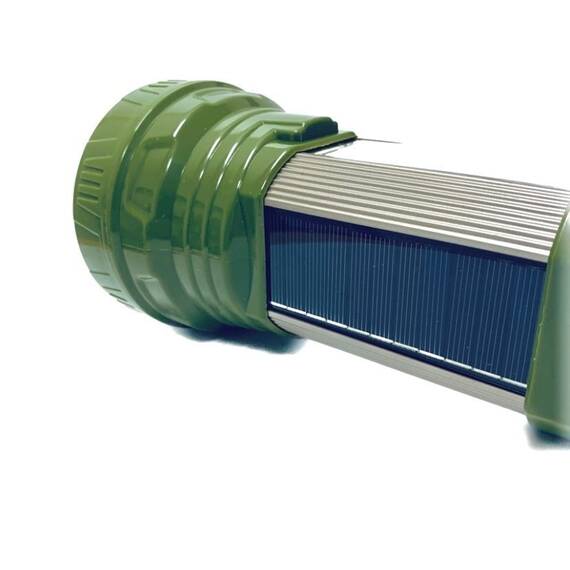 Lanterna LED cu panou solar de 5w : Culoare - verde, Culoare (tm): verde - 4- Roveli