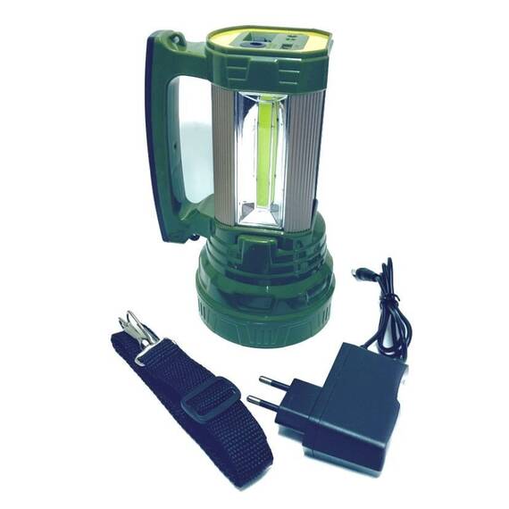 Lanterna LED cu panou solar de 5w : Culoare - verde, Culoare (tm): verde - 6- Roveli