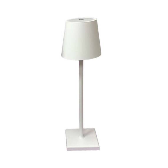 Lampa de masa touch led reincarcabila cu tija telescopica : Culoare - alb, Culoare (tm): alb - 10- Roveli