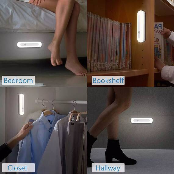 Lampa dulap cu led, reincarcabila, cu magnet, lumina calda : Set - 1 bucata, Set (tm): 1 buc - 4- Roveli