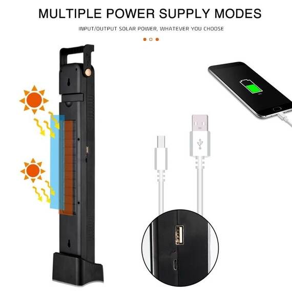 Lanterna solara de urgenta cu 48 LED-uri : Set - 1 bucata, Set (tm): 1 buc - 6- Roveli