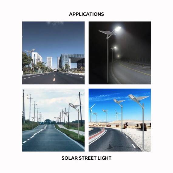 Lampa solara cu panou si telecomanda, aluminiu turnat sub presiune : Putere - 300 W - 13- Roveli