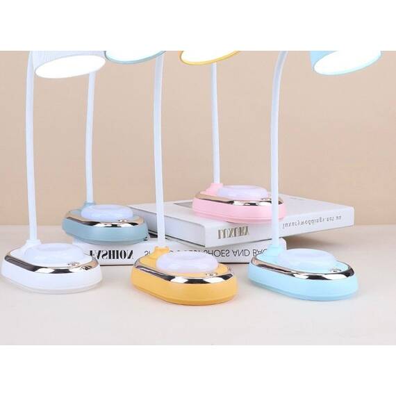 Lampa de birou led fashion boutique : Culoare - alb, Culoare (tm): albastru - 2- Roveli