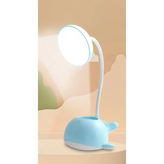 Lampa de birou led pentru copii cu protectie pentru ochi : Culoare - albastru, Culoare (tm): albastru - 2- Roveli