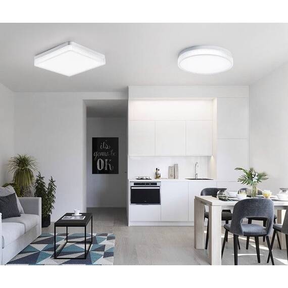 Plafoniera LED rotunda, lumina alb rece : Putere - 48W, Set - 5 buc - 8- Roveli